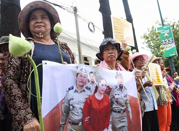 Civil Society Calls for Justice for Tep Vanny at Appeal Court