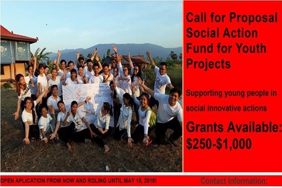 Call for proposal action fund for Youth projects.